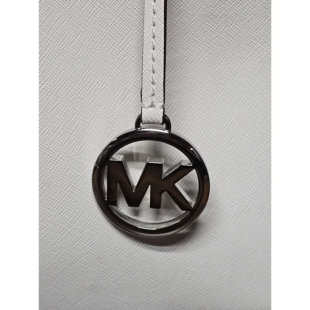 Michael Kors Walsh Tote‎ Bag White Hand Bag Purse Travel Bag